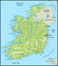 Map of Ireland