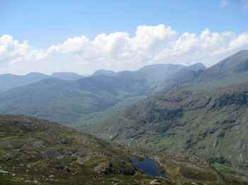 The view south of Purple Mountain