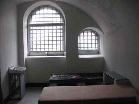 Prisoner cell, in use up to 2004.