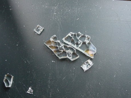Broken Glass Pieces  by Jes Reynolds (CC Licenced, Flickr) 