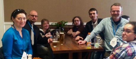 Some of the Irish attendees at QEDCon